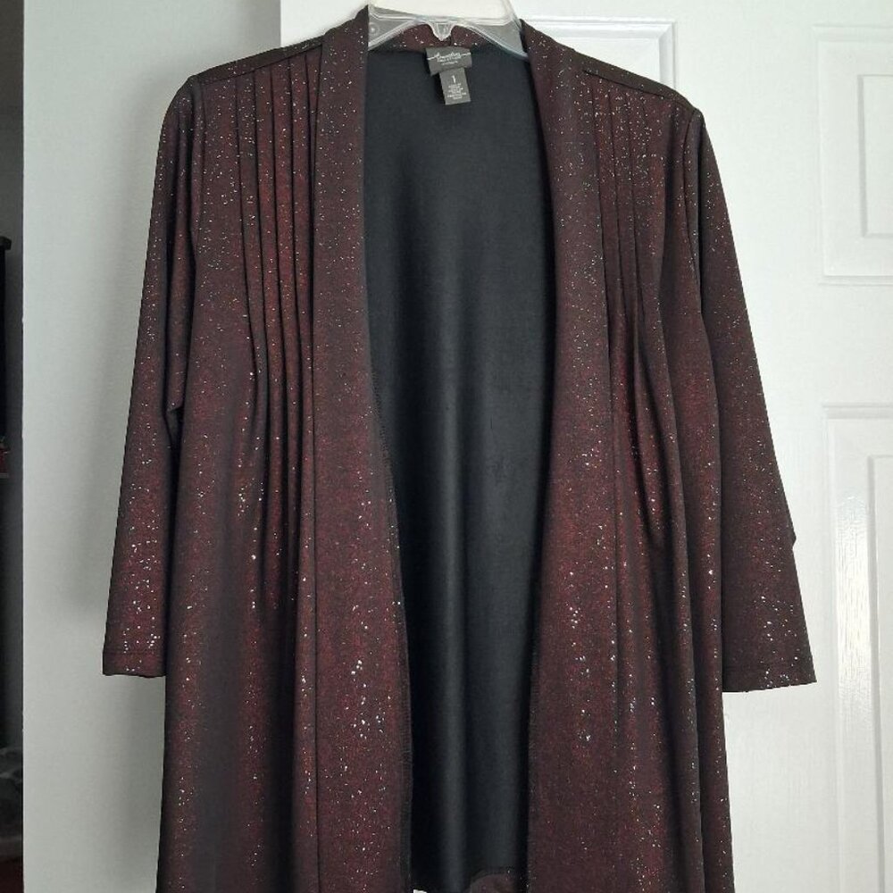 NWOT Chico's Travelers Open Front Jacket - Chico's Sz 1, Regular Sz 8, Medium